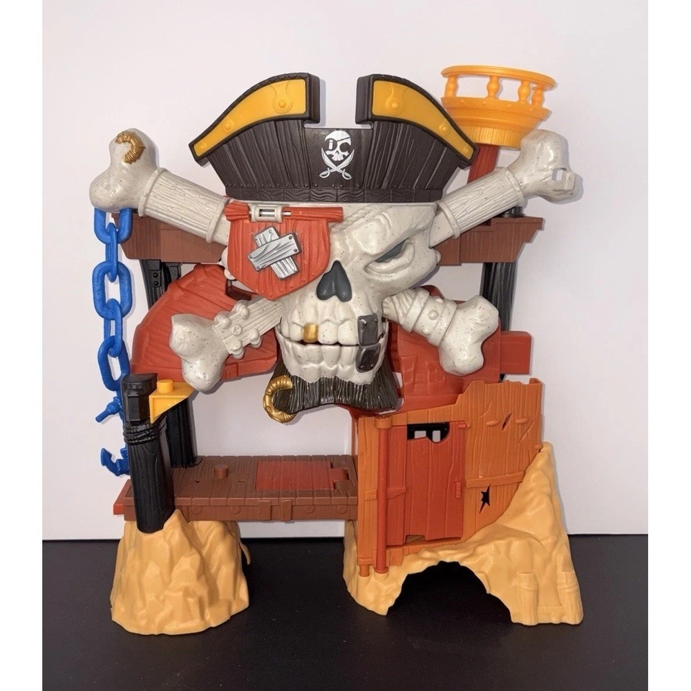 IMAGINEXT Playset Blackbeard's Lair Pirate Set No Figures 2015 Fisher-Price‎ - Picture 2 of 10